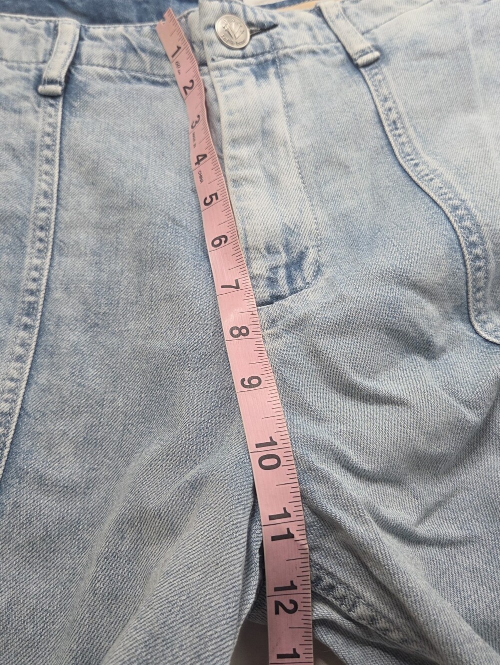Rag & Bone Size 24 Light Wash Wide Leg Women's Jeans High-Rise Arianna Palazzo - Picture 7 of 11